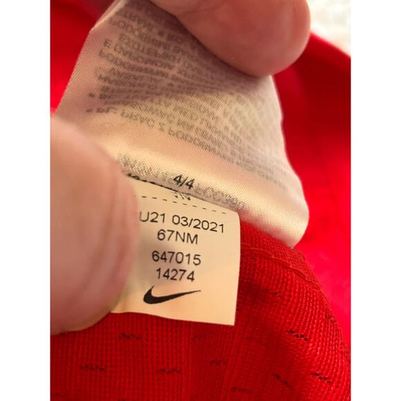 Patrick Mahomes Nike NFL Jersey Red  and White Graphics Unisex XXXL - Picture 14 of 16